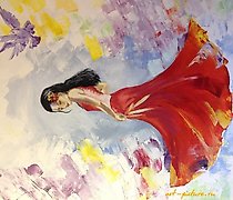 buy "Flamenco Oil, canvas"