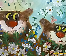 buy The translation of the text "Хорошее настроение масло, холст" into English is "Good mood oil, canvas."