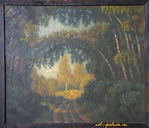 buy The path to the village of Ordynok, canvas, oil paint.