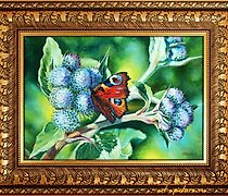 buy "Night Beauty and Burdock, oil on canvas."