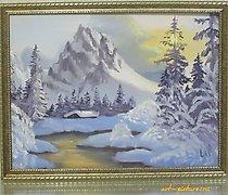 Статуэтка "House in the mountains,…