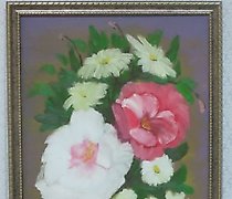 Статуэтка 花卉 布面油画