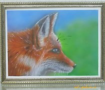 Статуэтка "Fox airbrush, paper"