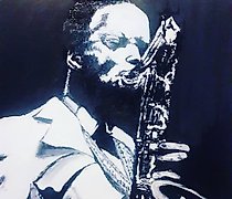 Статуэтка 萨克斯管演奏者 油性木工胶