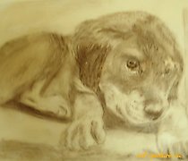 Статуэтка 小狗 纸笔