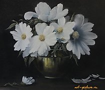 Статуэтка "Flowers in a Gold Vase,…