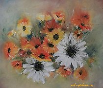 Статуэтка "Flower Mood oil on canv…