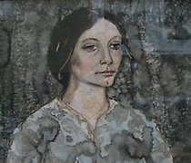 Статуэтка Girl in Gray. Paper, wat…