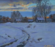 Статуэтка 三月。中密度纤维板，油漆。42 x 50 厘...