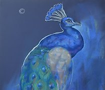 Статуэтка "Peacock. Night." Pastel…