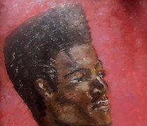 Статуэтка Portrait Oil, plywood