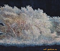 Статуэтка 蓝色田野丝绸-热蜡染