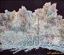 Статуэтка 紫罗兰芳香的热蜡染