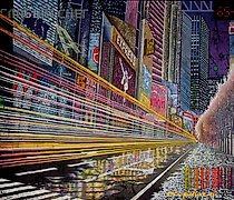 Статуэтка 城市主题 丝绸-热蜡染