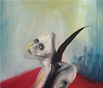 Статуэтка ДВП的腻子，丙烯酸漆