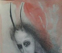 Статуэтка "Horned watercolor, penc…