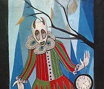 Статуэтка 黑暗 钟表匠 纸，水粉