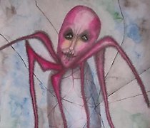 购买 水彩蜘蛛，铅笔，水彩纸