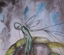 Статуэтка "Flower watercolor, penc…