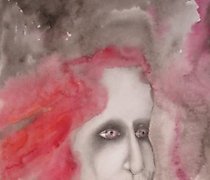 Статуэтка "Red smile watercolor, p…