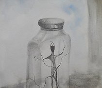 购买 在银行里有水彩画、铅笔和水彩纸。