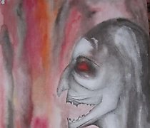 Статуэтка "Fear watercolor, pencil…