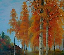 Статуэтка 秋季蓝调 油画