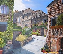Статуэтка "Street in Italy, acryli…