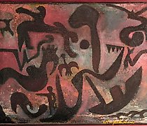 buy Untitled, cardboard, oil.