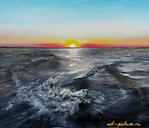 Статуэтка Volga. Oil, canvas on ca…