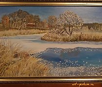 buy "February-March, oil on cardboard"