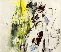 Статуэтка 宁静（Silence）纸张、墨水、丙烯酸（纸...