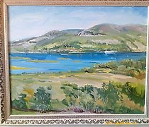 Статуэтка "Volga landscape, Tsarev…