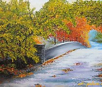 купить Осень Холст, масло 