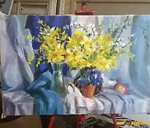 купить Весна масло, холст 