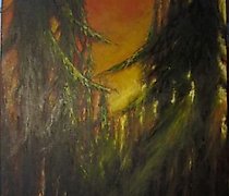 buy In the forest, oil, canvas.