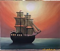 购买 梦中的画布,油画