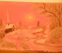 Статуэтка 冬天的粉彩