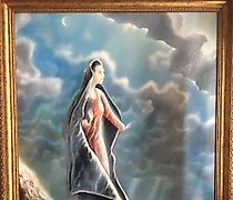 Статуэтка "Virgin Mary oil, author…