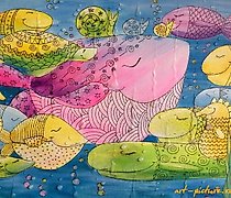 Статуэтка Aquarium Canvas on stret…