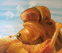 Статуэтка "Bears Canvas on stretch…