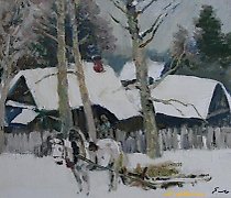 Статуэтка Первый снег