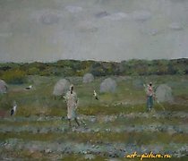 Статуэтка Лето. Холст, масло. 60 х…