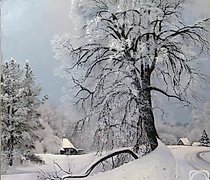 Статуэтка "January Oil, canvas"