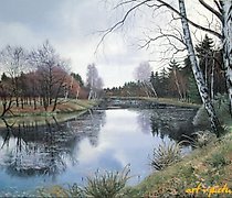 Статуэтка "November, oil on canvas"