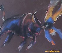 Статуэтка "Rodeo Cardboard, pastel"