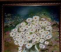 Статуэтка "Chamomiles" Canvas, oil…