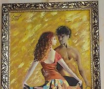 Статуэтка "Tango for Two Canvas, o…