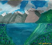 buy "Pearl of the Sea, acrylic, canvas"