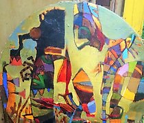 购买 家庭 油画 布面